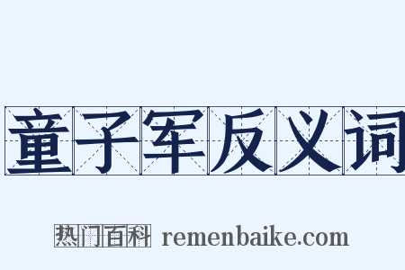 童子军反义词是什么意思的图片